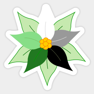 Pride Poinsettia Sticker